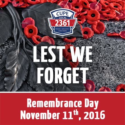 Remembrance Day 2016