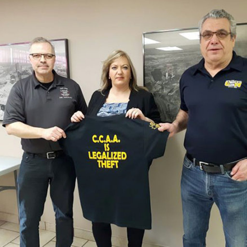 Steelworkers ready for battle