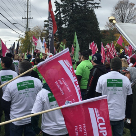 Hospital Staff Rally In Ottawa For More Beds, End To Funding Cuts