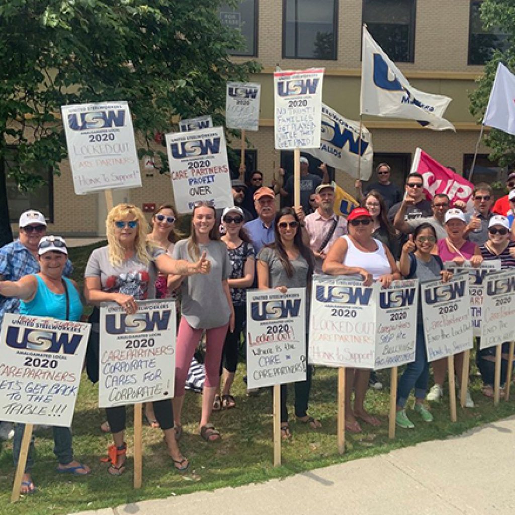 Workers with CarePartners Sudbury still locked out after 15 weeks