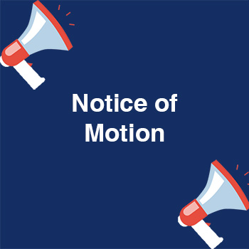 Notice of Motion – Startup and Engagement Survey Funds $5,000