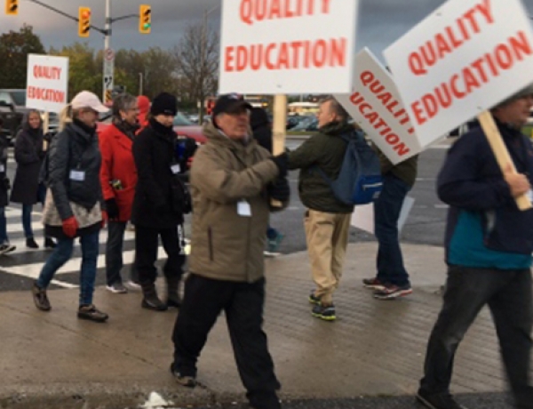 College Faculty Strike About More Than Just Job Status, Teacher Says