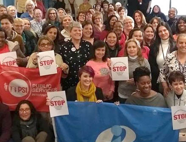 Trade union women lobby to uphold fundamental labour rights in the fight for equality