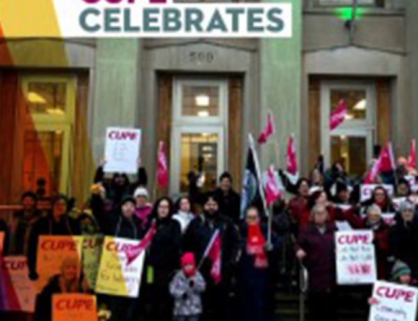 CUPE child care workers celebrate victory in Peterborough