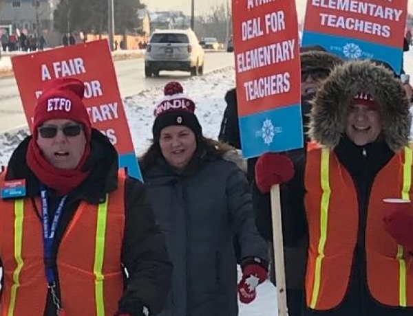 ETFO to escalate labour dispute by walking out once a week, plus rotating strikes